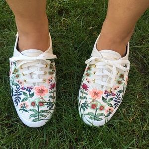 Keds x Rifle Paper Embroidered Herb Garden Sneaker
